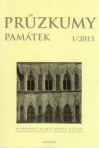 95302. Průzkumy památek, Ročník XX., číslo 1 (2013)