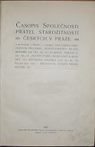 34623. Časopis Společnosti přátel starožitností , ročník XV. (1907)