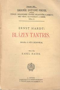 96618. Hardt, Ernst – Blázen Tantris : drama o pěti dějstvích