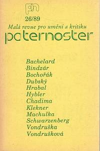 96894. Paternoster, Malá revue pro umění a kritiku 26/89