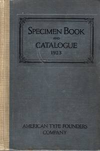 97403. Specimen Book and Catalogue 1923