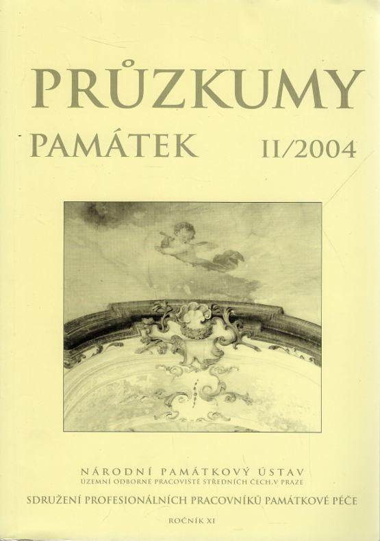 Průzkumy památek, Ročník XI., číslo 2 (2004)