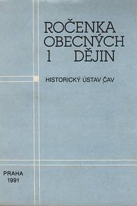 99013. Ročenka obecných dějin 1