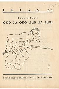 108197. Bass, Eduard [= Schmidt, Eduard] – Oko za oko, zub za zub!