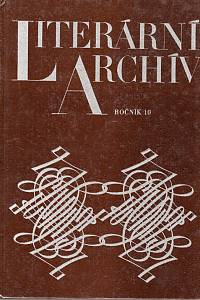 110423. Literární archív, Sborník Památníku národního písemnictví, Ročník 10 (za rok 1975)